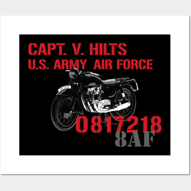 Capt. Hilts US Army Air Force Wall Art by myoungncsu